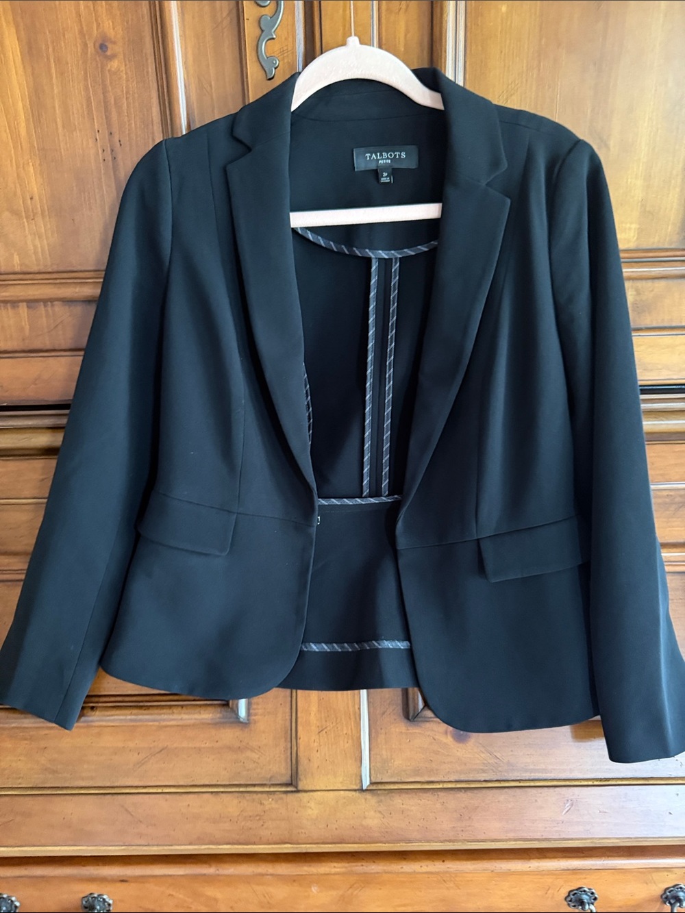Talbots Black Women's Classic Tailored Blazer